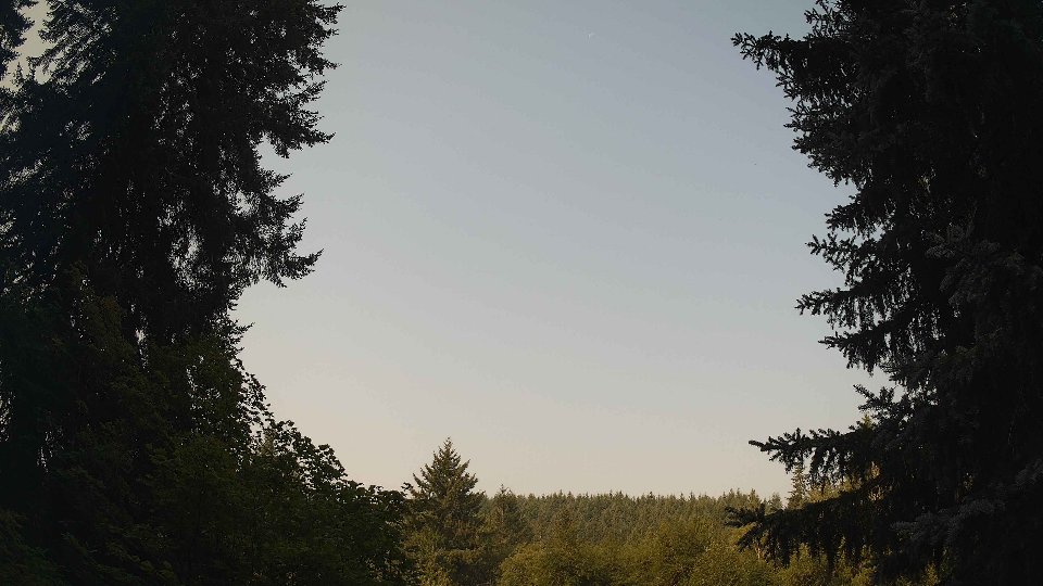 Pacific Northwest skyline timelapse frame from Aug 5th, 2026 at 8:45 AM