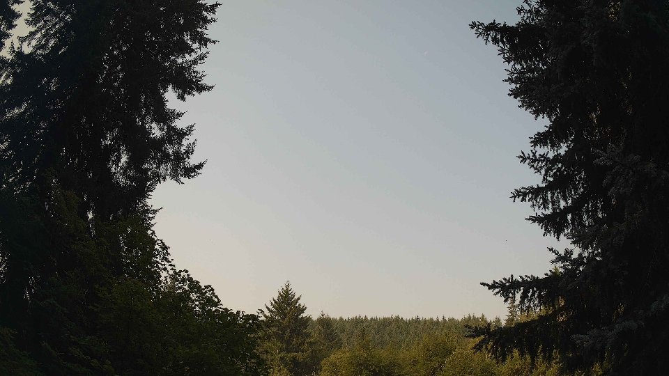 Pacific Northwest skyline timelapse frame from Aug 5th, 2026 at 9:15 AM