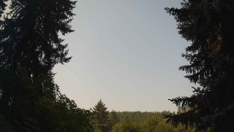 Pacific Northwest skyline timelapse frame from Aug 5th, 2026 at 9:30 AM