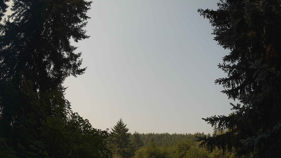 Pacific Northwest skyline timelapse frame from Aug 5th, 2026 at 10:15 AM
