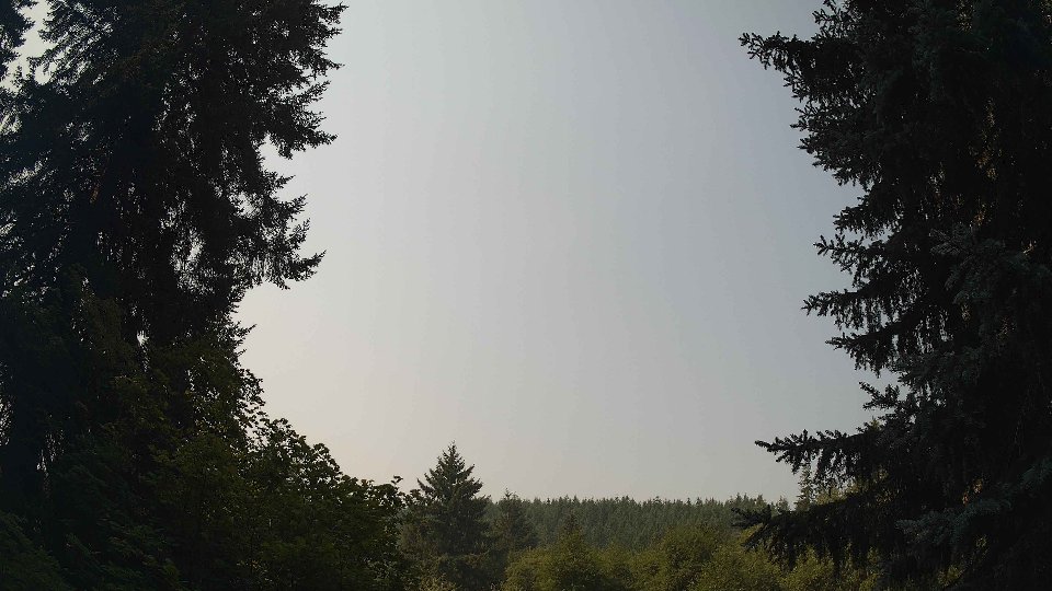 Pacific Northwest skyline timelapse frame from Aug 5th, 2026 at 11:15 AM