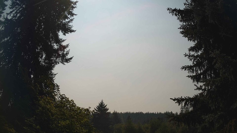 Pacific Northwest skyline timelapse frame from Aug 5th, 2026 at 2:15 PM