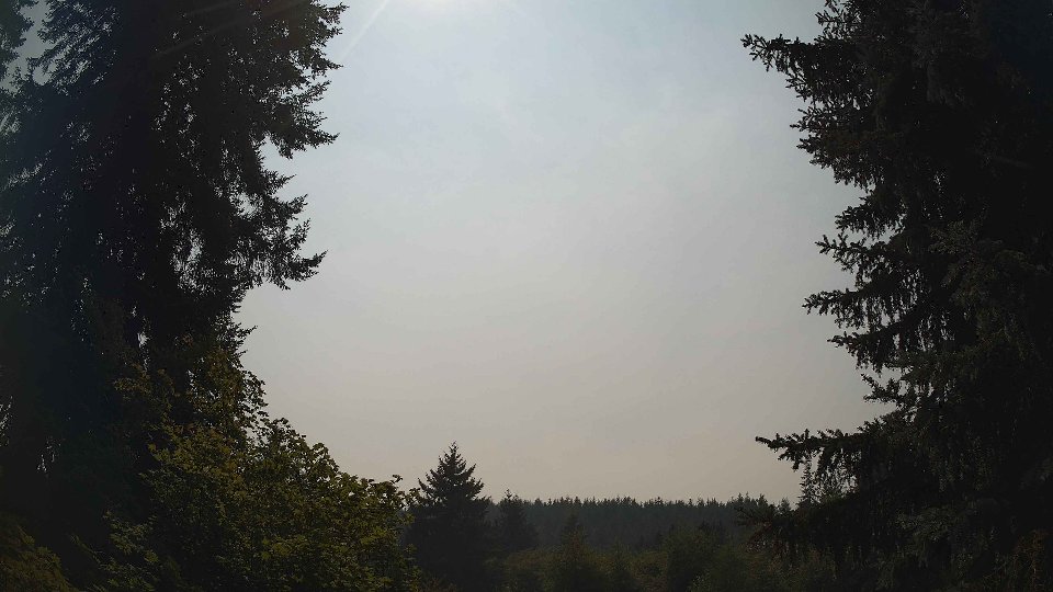 Pacific Northwest skyline timelapse frame from Aug 5th, 2026 at 2:30 PM