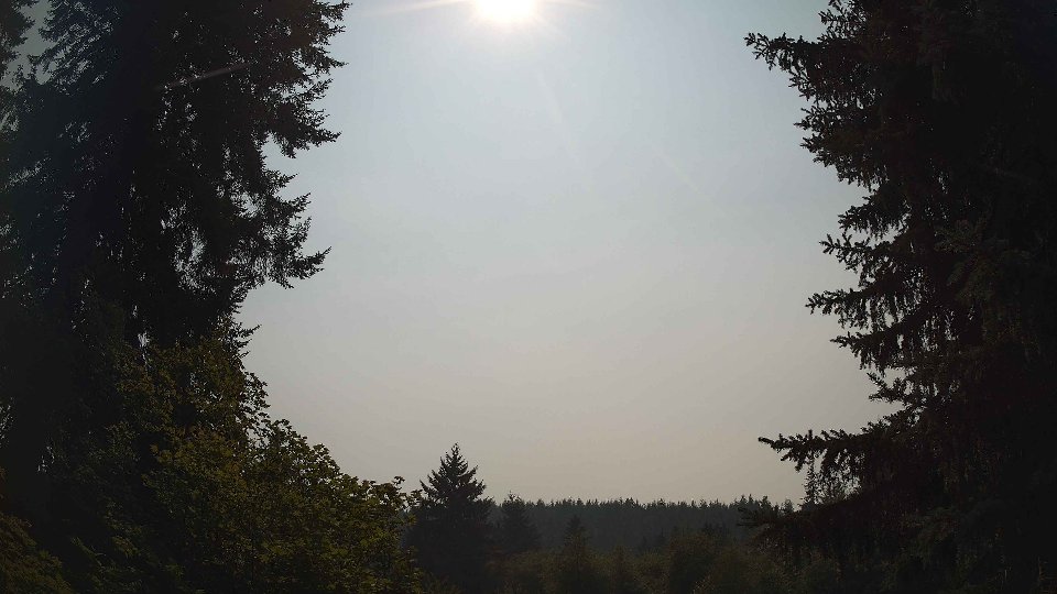 Pacific Northwest skyline timelapse frame from Aug 5th, 2026 at 3:00 PM