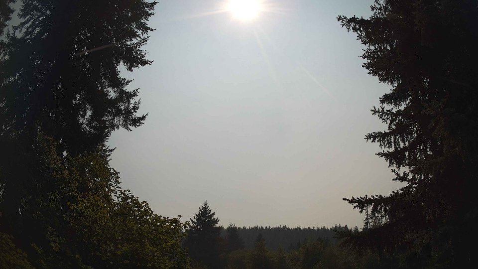 Pacific Northwest skyline timelapse frame from Aug 5th, 2026 at 3:15 PM