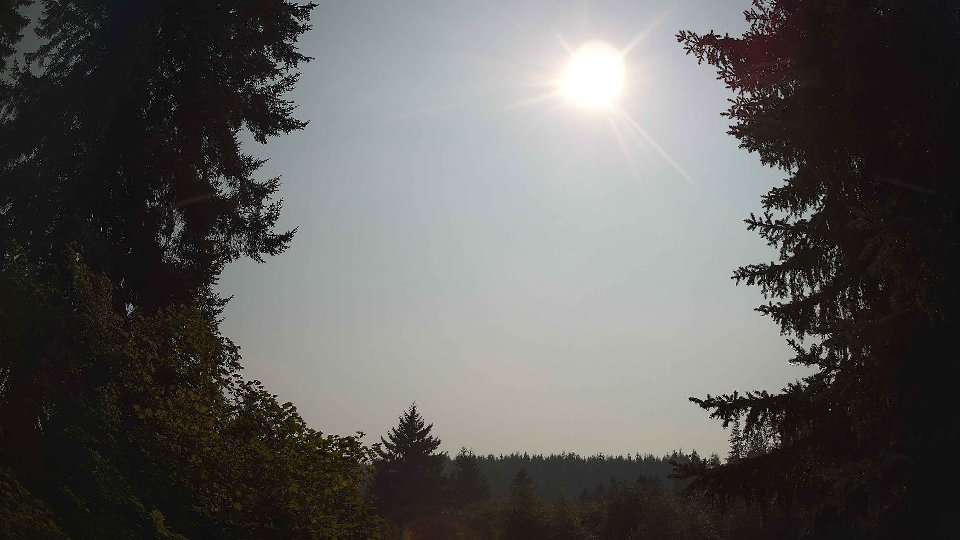 Pacific Northwest skyline timelapse frame from Aug 5th, 2026 at 4:00 PM