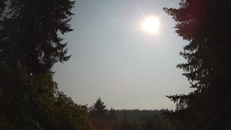 Pacific Northwest skyline timelapse frame from Aug 5th, 2026 at 4:15 PM
