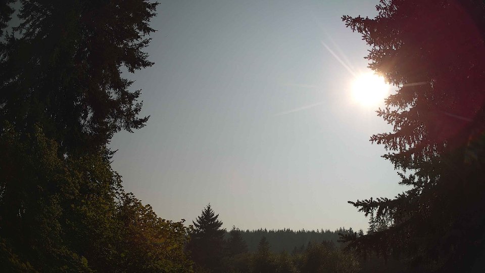 Pacific Northwest skyline timelapse frame from Aug 5th, 2026 at 5:00 PM