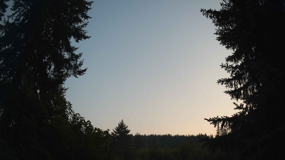Pacific Northwest skyline timelapse frame from Aug 5th, 2026 at 8:15 PM