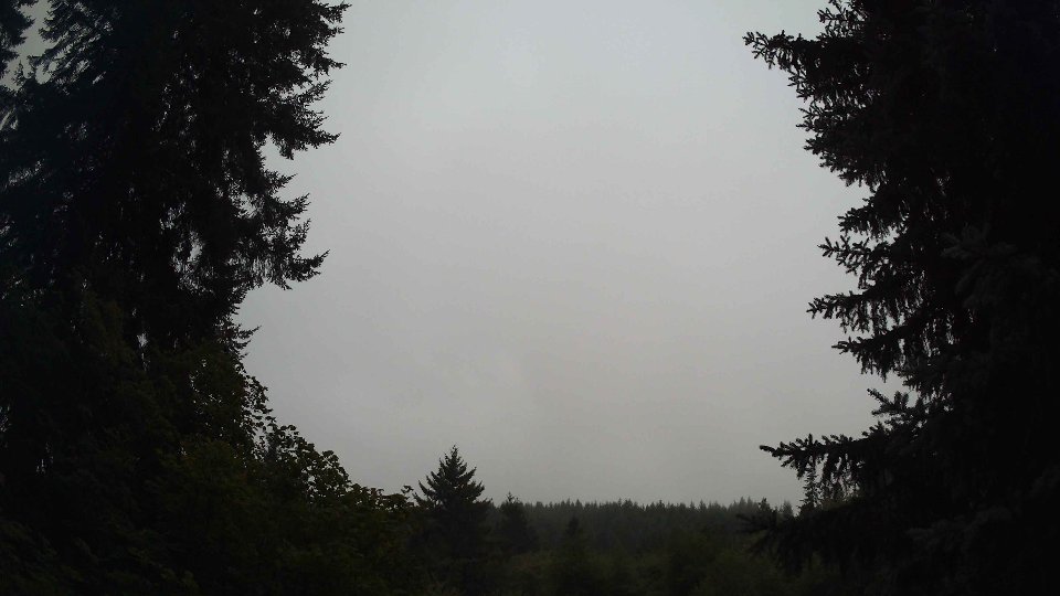 Pacific Northwest skyline timelapse frame from Aug 6th, 2026 at 5:45 AM