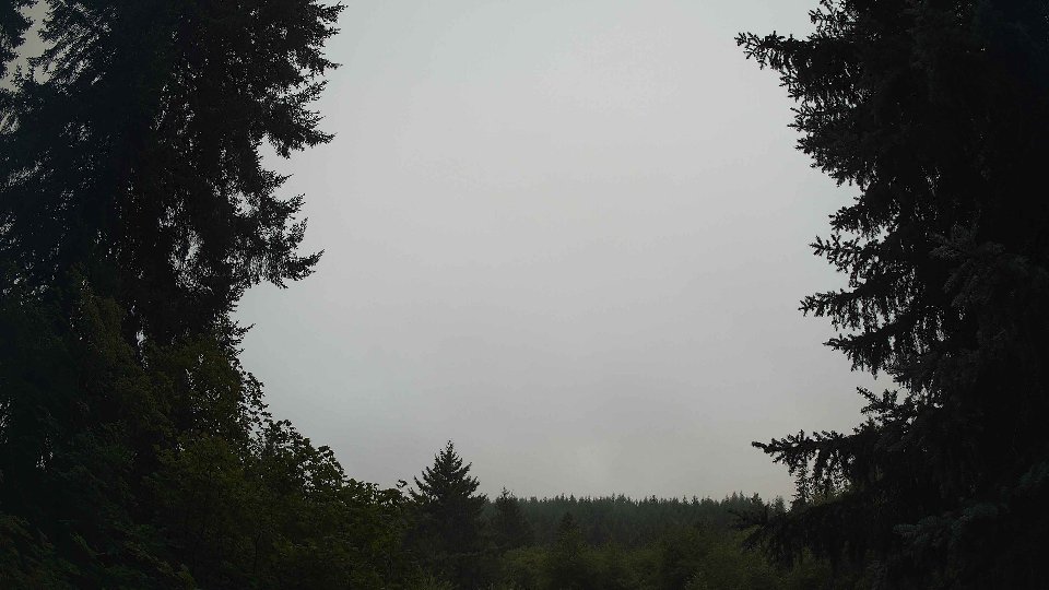 Pacific Northwest skyline timelapse frame from Aug 6th, 2026 at 6:45 AM