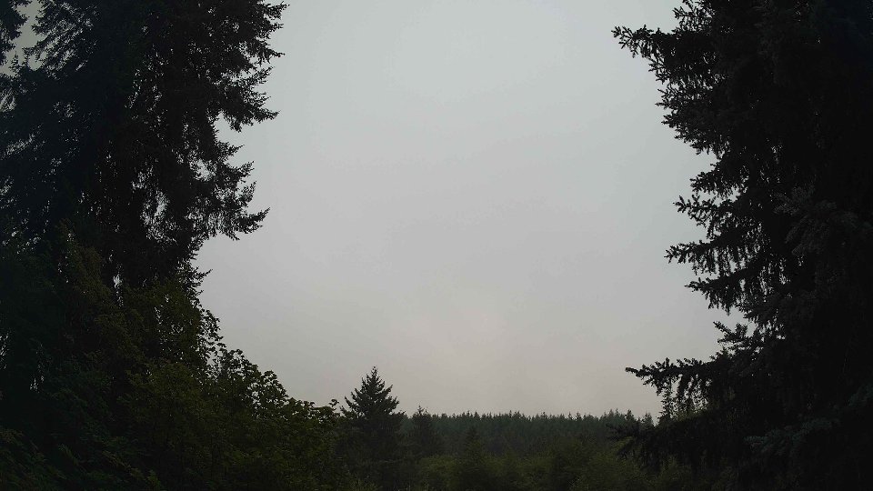 Pacific Northwest skyline timelapse frame from Aug 6th, 2026 at 7:15 AM