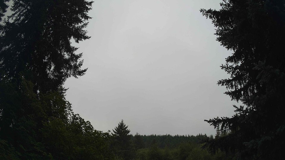 Pacific Northwest skyline timelapse frame from Aug 6th, 2026 at 8:15 AM