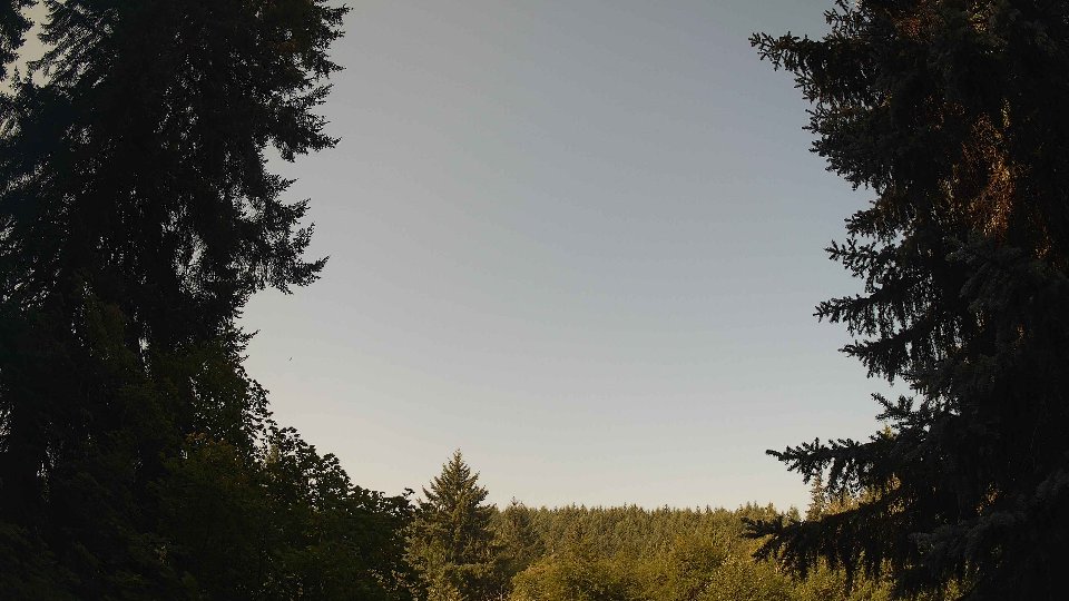 Pacific Northwest skyline timelapse frame from Aug 6th, 2026 at 9:30 AM