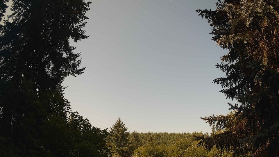 Pacific Northwest skyline timelapse frame from Aug 6th, 2026 at 9:45 AM