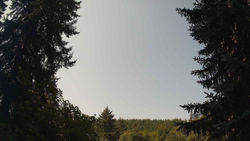 Pacific Northwest skyline timelapse frame from Aug 6th, 2026 at 11:15 AM