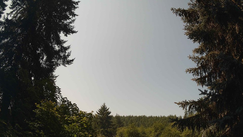 Pacific Northwest skyline timelapse frame from Aug 6th, 2026 at 11:45 AM
