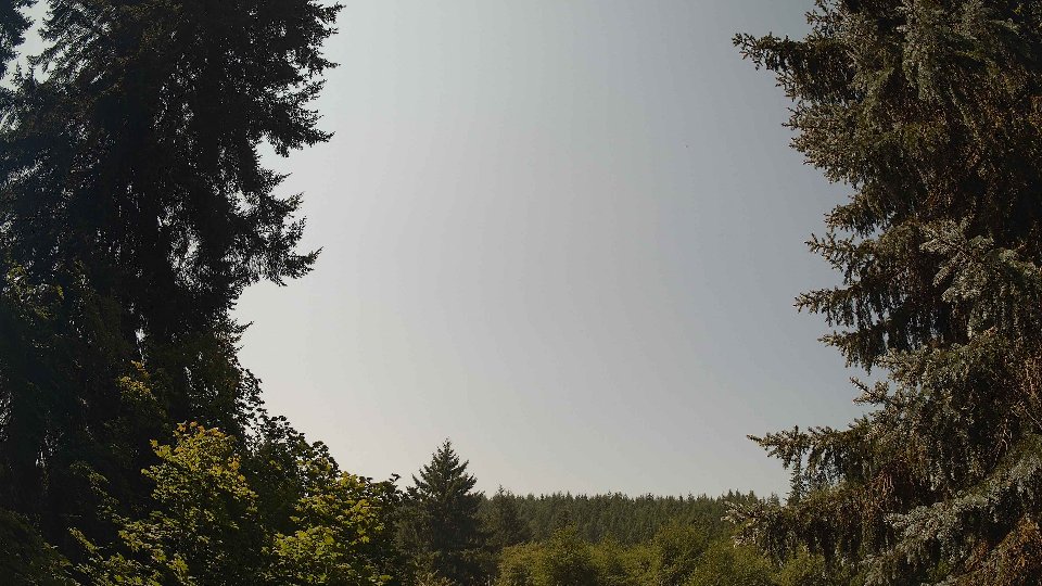 Pacific Northwest skyline timelapse frame from Aug 6th, 2026 at 12:15 PM
