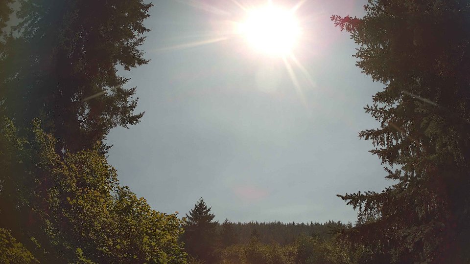 Pacific Northwest skyline timelapse frame from Aug 6th, 2026 at 3:45 PM