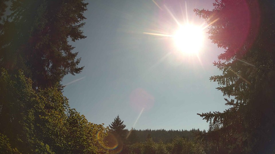Pacific Northwest skyline timelapse frame from Aug 6th, 2026 at 4:30 PM