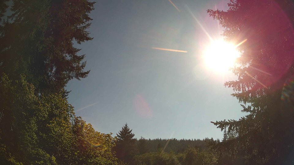 Pacific Northwest skyline timelapse frame from Aug 6th, 2026 at 5:00 PM