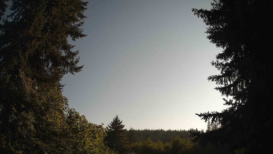 Pacific Northwest skyline timelapse frame from Aug 6th, 2026 at 6:30 PM