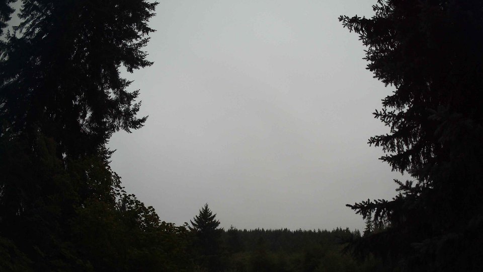 Pacific Northwest skyline timelapse frame from Aug 7th, 2026 at 5:45 AM
