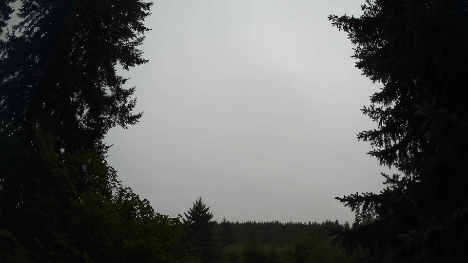 Pacific Northwest skyline timelapse frame from Aug 7th, 2026 at 6:00 AM