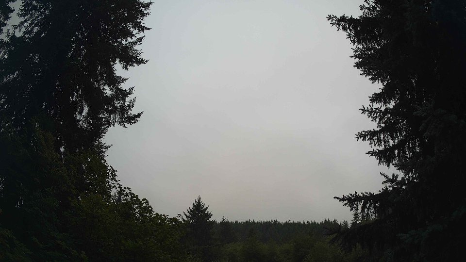 Pacific Northwest skyline timelapse frame from Aug 7th, 2026 at 7:00 AM