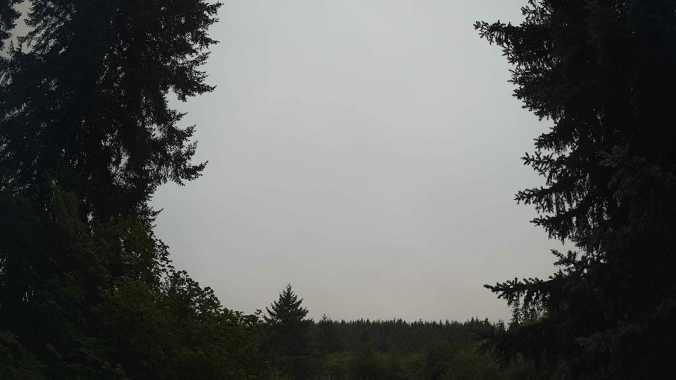 Pacific Northwest skyline timelapse frame from Aug 7th, 2026 at 7:15 AM