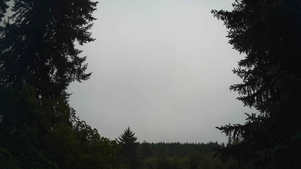 Pacific Northwest skyline timelapse frame from Aug 7th, 2026 at 7:30 AM
