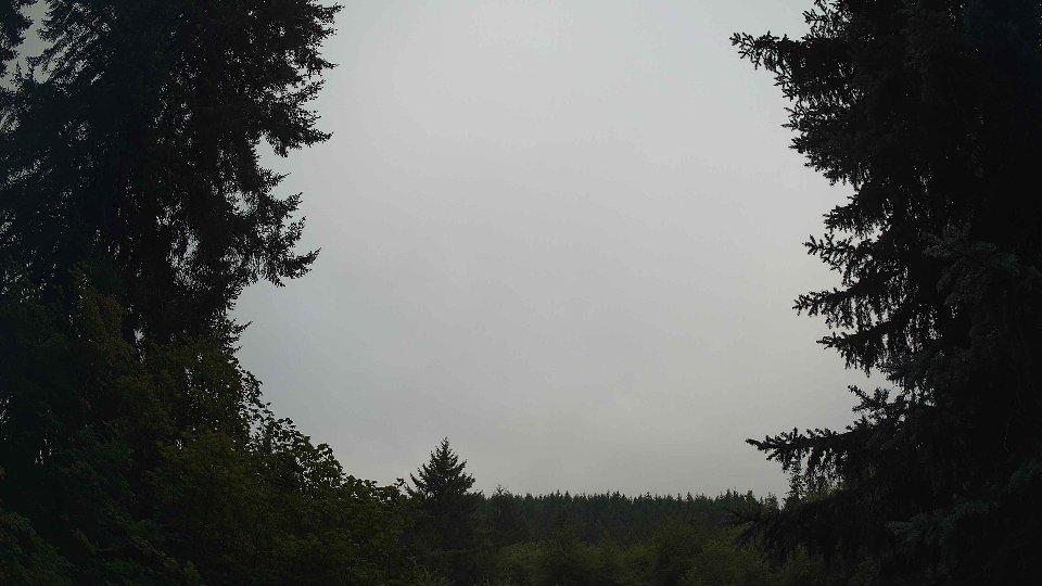 Pacific Northwest skyline timelapse frame from Aug 7th, 2026 at 7:45 AM