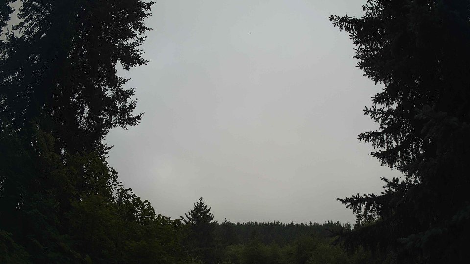 Pacific Northwest skyline timelapse frame from Aug 7th, 2026 at 8:15 AM