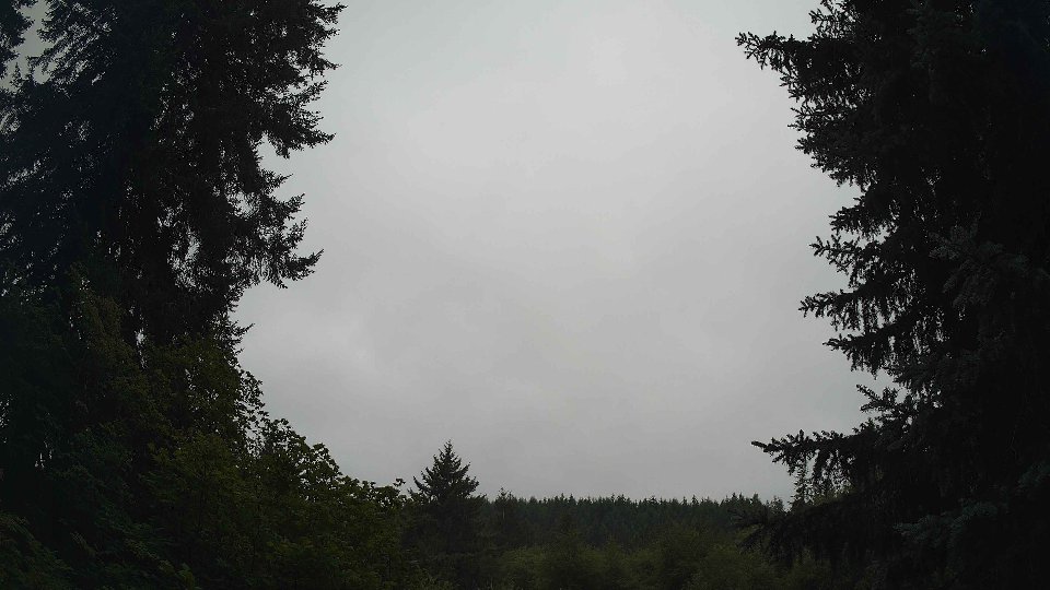 Pacific Northwest skyline timelapse frame from Aug 7th, 2026 at 9:30 AM