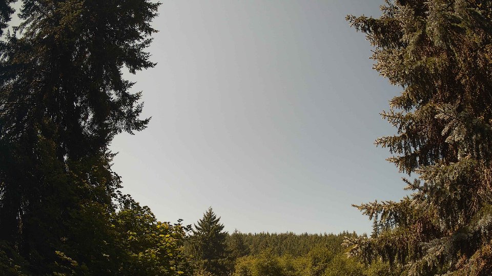 Pacific Northwest skyline timelapse frame from Aug 7th, 2026 at 12:00 PM