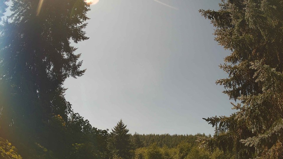 Pacific Northwest skyline timelapse frame from Aug 7th, 2026 at 12:45 PM
