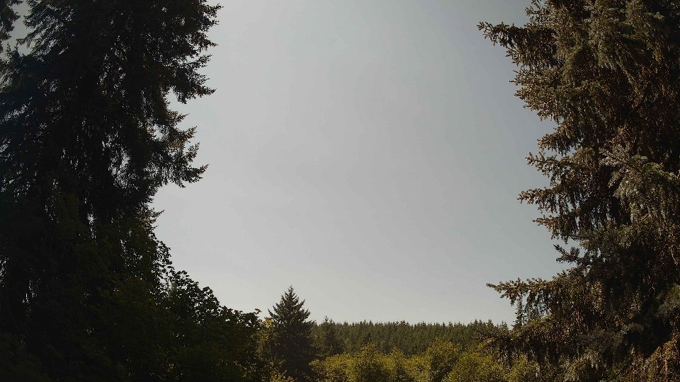 Pacific Northwest skyline timelapse frame from Aug 7th, 2026 at 1:30 PM
