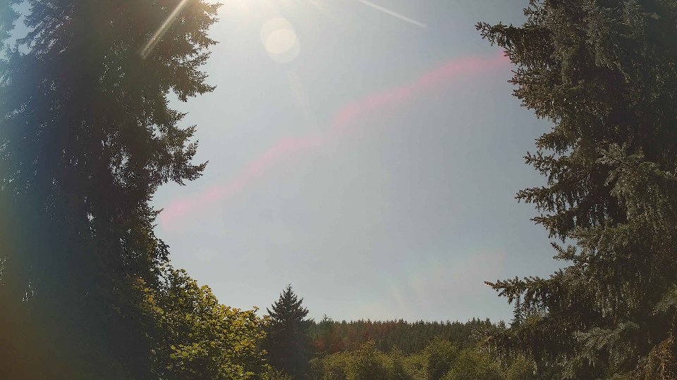 Pacific Northwest skyline timelapse frame from Aug 7th, 2026 at 2:00 PM