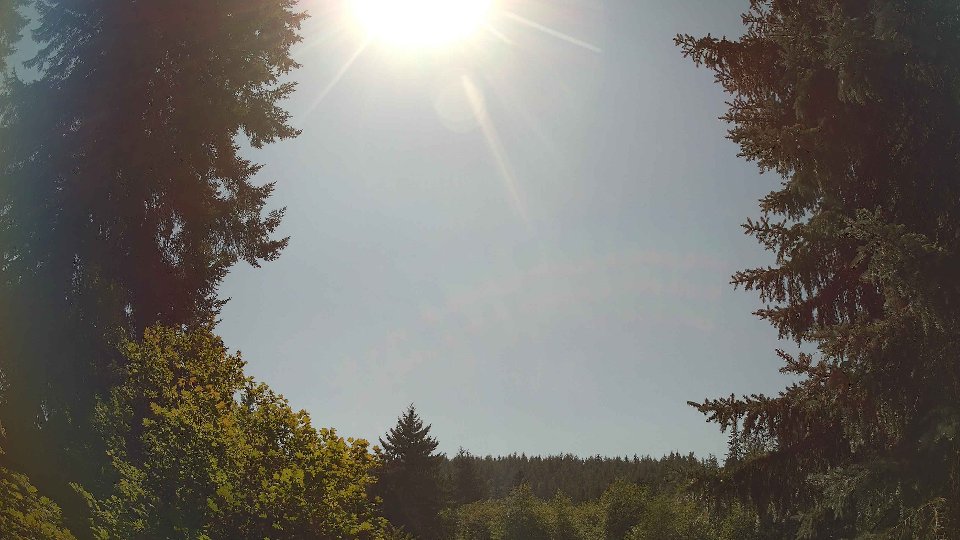 Pacific Northwest skyline timelapse frame from Aug 7th, 2026 at 2:45 PM