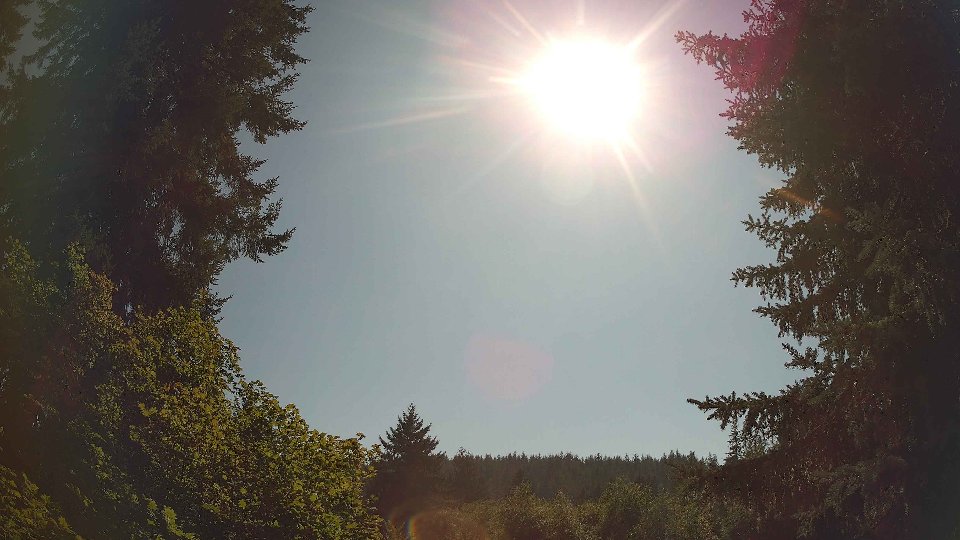 Pacific Northwest skyline timelapse frame from Aug 7th, 2026 at 4:00 PM