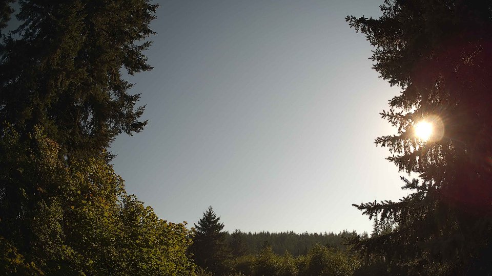 Pacific Northwest skyline timelapse frame from Aug 7th, 2026 at 5:45 PM