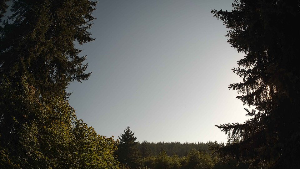 Pacific Northwest skyline timelapse frame from Aug 7th, 2026 at 6:00 PM