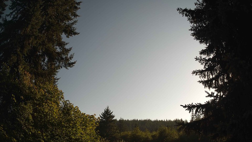 Pacific Northwest skyline timelapse frame from Aug 7th, 2026 at 6:15 PM