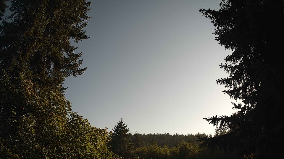 Pacific Northwest skyline timelapse frame from Aug 7th, 2026 at 6:30 PM