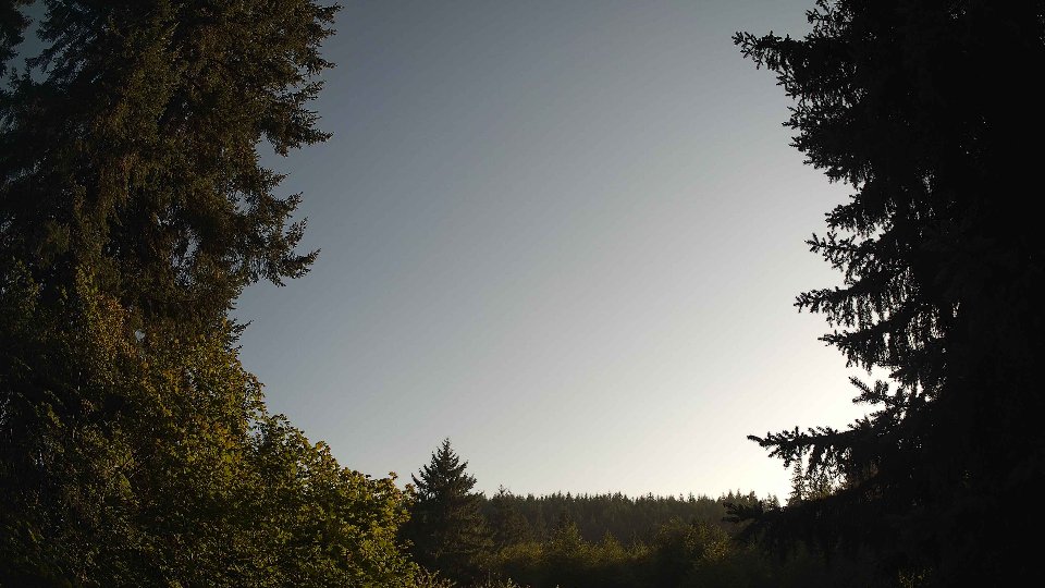 Pacific Northwest skyline timelapse frame from Aug 7th, 2026 at 6:45 PM