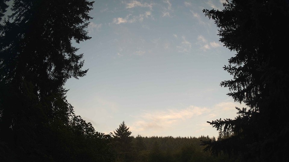 Pacific Northwest skyline timelapse frame from Aug 8th, 2026 at 6:15 AM