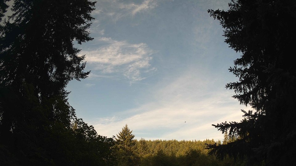 Pacific Northwest skyline timelapse frame from Aug 8th, 2026 at 7:15 AM