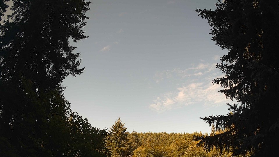 Pacific Northwest skyline timelapse frame from Aug 8th, 2026 at 9:15 AM