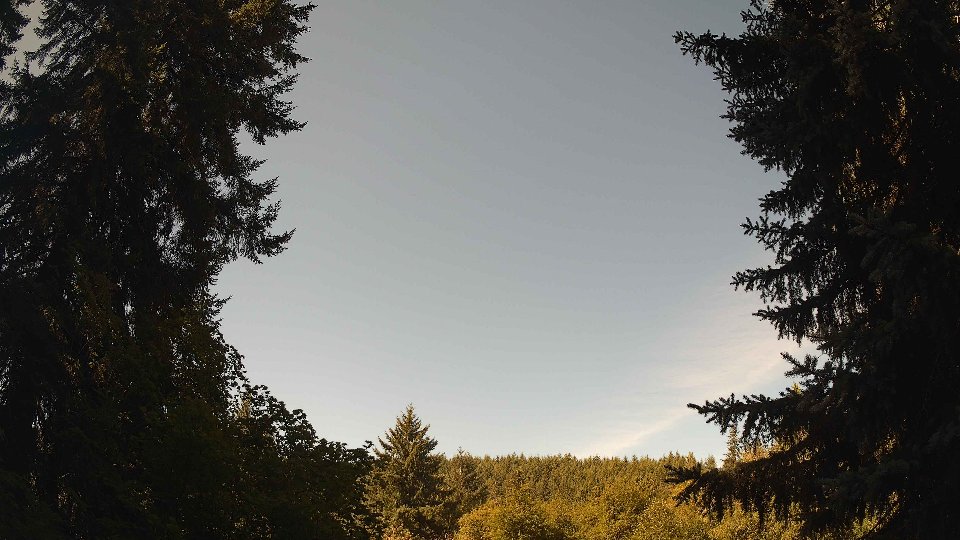 Pacific Northwest skyline timelapse frame from Aug 8th, 2026 at 10:45 AM