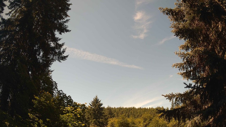 Pacific Northwest skyline timelapse frame from Aug 8th, 2026 at 11:45 AM